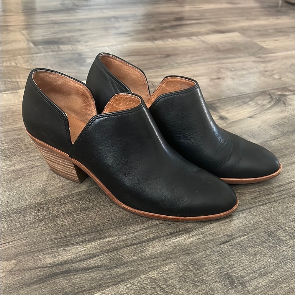 Madewell Women's Black Leather Ankle Boots
